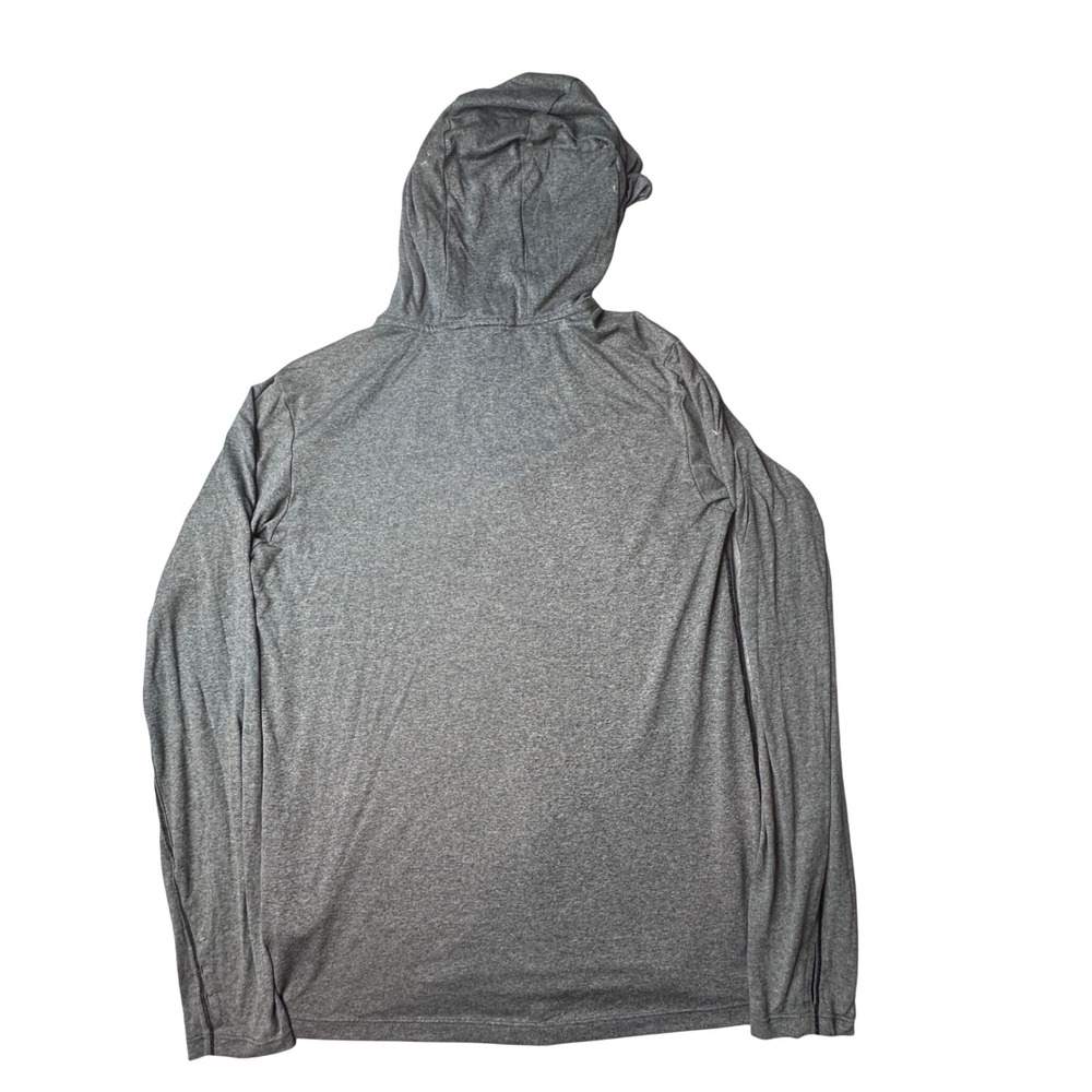 The North Face Hoodie Mens S Gray Bridger Range FlashDry Long Sleeve Thumbholes - Picture 2 of 9